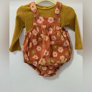 Wild Wawa rib onesie & ella bubble (camote)